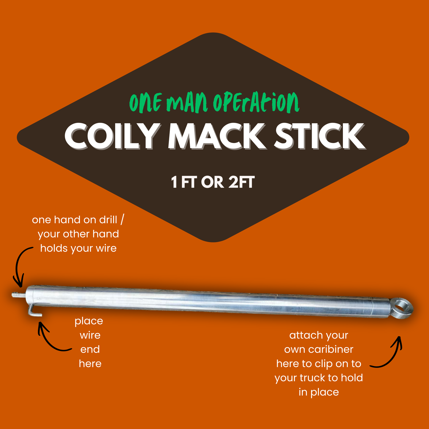 One-Man Coily Mack Stick: Tool to Coil Mechanical Jumpers